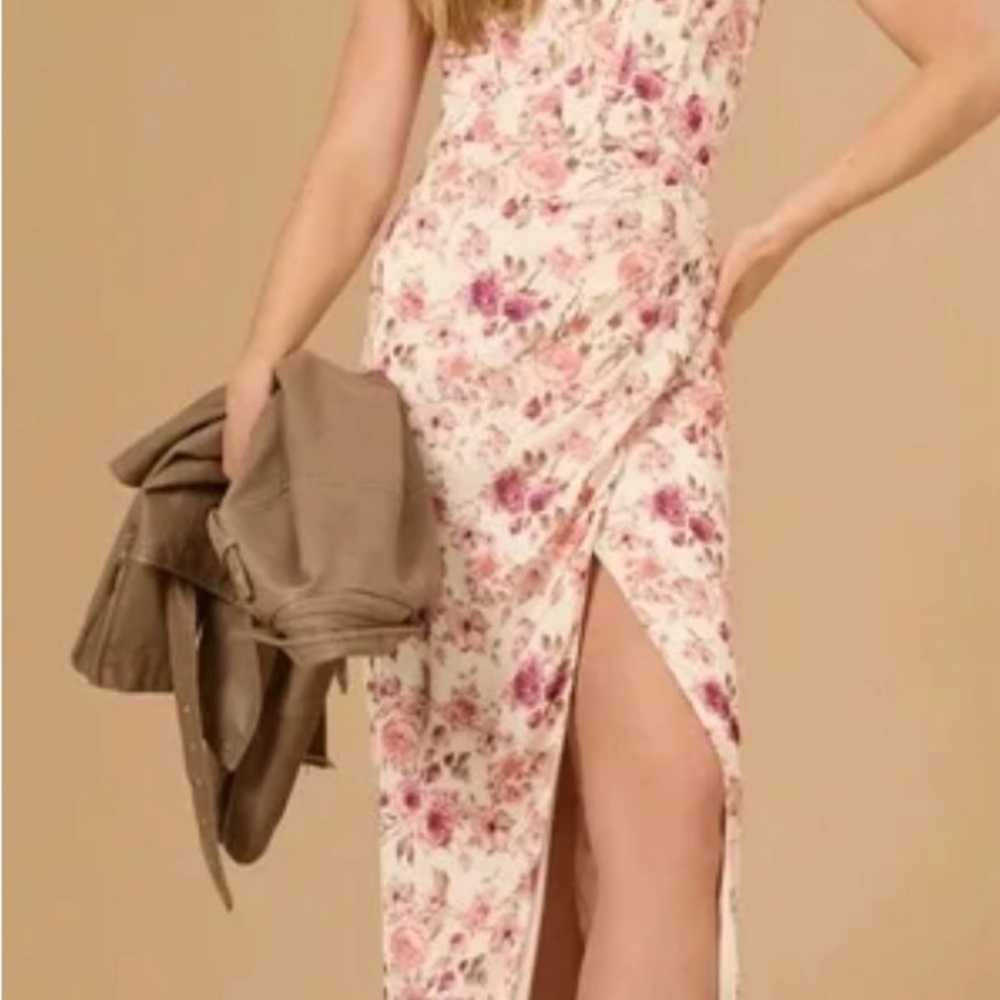 Altar'd State Pink Floral Maxi Dress
